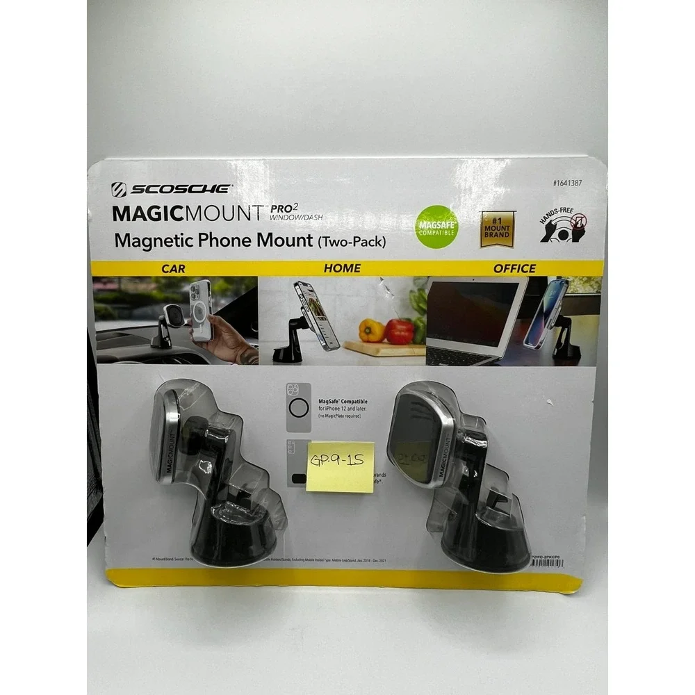 Scosche MagicMount Pro2 Window/Dash Car Magnetic Phone Mount Magsafe Compatible